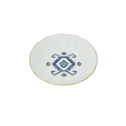 Блюдце Porland Arabesque Desen5, фарфор, голубой, 11см Блюдце Porland Arabesque Desen5, фарфор, голубой, 11см