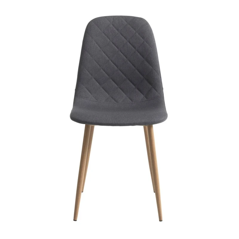 Стул JYSK Jonstrup, полиэстер, темно-серый, 44х87х53 см (3526_3600266), 4 шт Стул JYSK Jonstrup, полиэстер, темно-серый, 44х87х53 см (3526_3600266), 4 шт