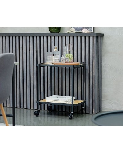 Stul JYSK Jonstrup, polyester, tünd-boz, 44х87х53 sm (3526_3600266), 4 əd