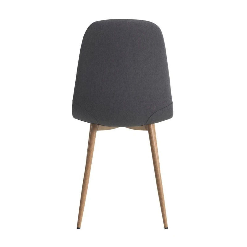 Стул JYSK Jonstrup, полиэстер, темно-серый, 44х87х53 см (3526_3600266), 4 шт Стул JYSK Jonstrup, полиэстер, темно-серый, 44х87х53 см (3526_3600266), 4 шт