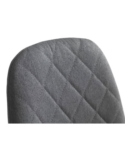 Stul JYSK Jonstrup, polyester, tünd-boz, 44х87х53 sm (3526_3600266), 4 əd