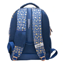 Məktəbli bel çantası Must 584511 polyester, göy, qızlar üçün,32x18x43 sm