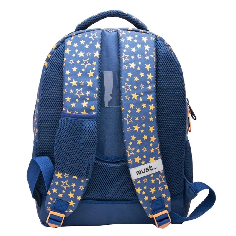 Школьный рюкзак Must 584511 полиэстер, синий, для девочек, 32x18x43 см Школьный рюкзак Must 584511 полиэстер, синий, для девочек, 32x18x43 см