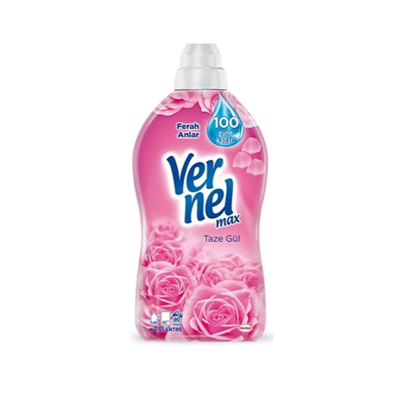 Кондиционер для белья Vernel Fresh Rose, 1.44 л, 60 стирок Кондиционер для белья Vernel Fresh Rose, 1.44 л, 60 стирок