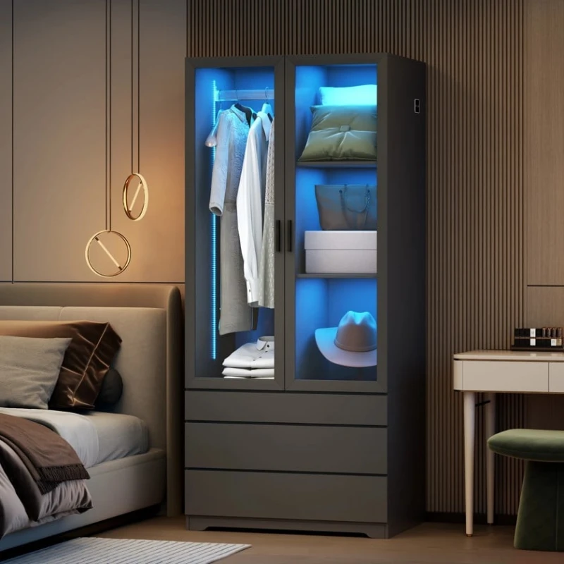 Шкаф Art Mebel Art-60-38, серый, 210х60х50 см Шкаф Art Mebel Art-60-38, серый, 210х60х50 см