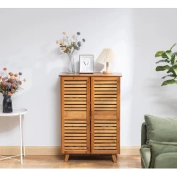 Тумба для обуви 2222 бамбук, коричневый Тумба для обуви 2222 бамбук, коричневый