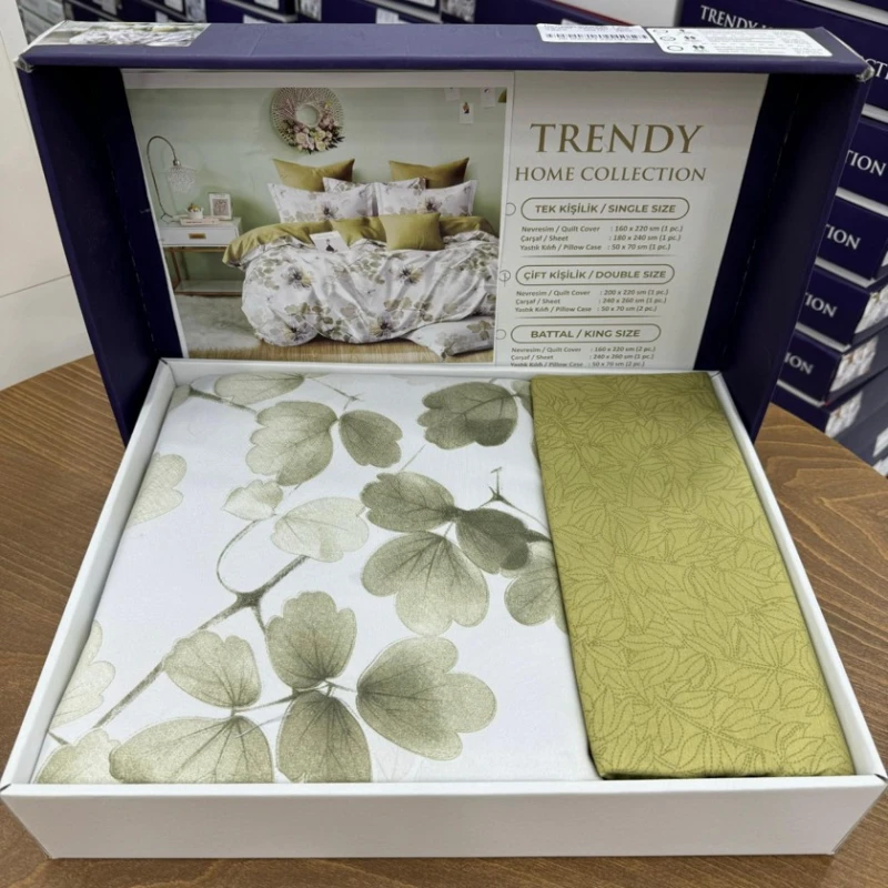 Комплект постельного белья MiraNova SF-632, хлопок, семейный, разноцветный, пододеяльник 160х220/2 шт, простыня 240x260 см, наволочки 50х70 см/2 шт