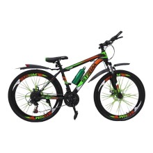 Dağ velosipedi VeloStrim 24 Qara/Yaşıl.