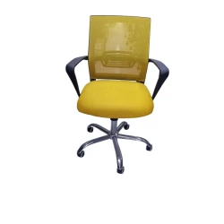 Офисное кресло YS 718, желтое