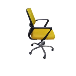 Офисное кресло YS 718, желтое