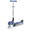 Складной скутер Globber Primo Foldable Lights, синий/черный