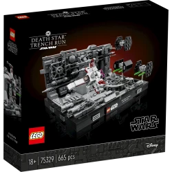 Конструктор LEGO Star Wars Death Star Trench Run Diorama 75329, 18+ лет, 665 элементов