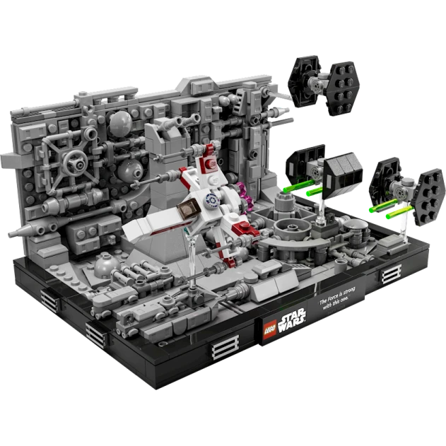 Конструктор LEGO Star Wars Death Star Trench Run Diorama 75329, 18+ лет, 665 элементов