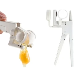 Разбиватель яиц No Brand EZ Cracker Egg Breaker, 21.5х10.5 см, пластик, белый Разбиватель яиц No Brand EZ Cracker Egg Breaker, 21.5х10.5 см, пластик, белый
