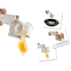 Разбиватель яиц No Brand EZ Cracker Egg Breaker, 21.5х10.5 см, пластик, белый Разбиватель яиц No Brand EZ Cracker Egg Breaker, 21.5х10.5 см, пластик, белый