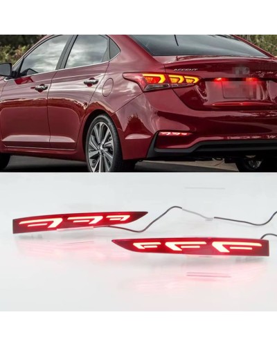 Arxa bamper reflektoru Hyundai Accent 2017-2021 avtomobili üçün - avto173