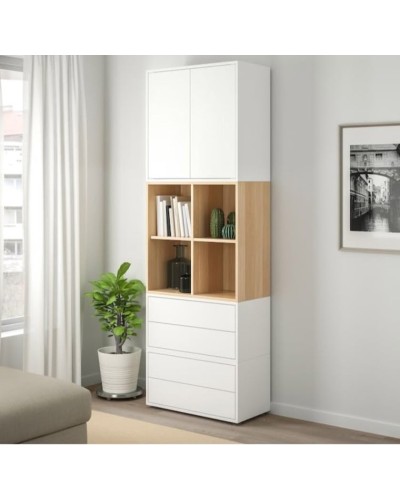 Kitab şkafı 70x35x212 sm, laminat - ZARR049