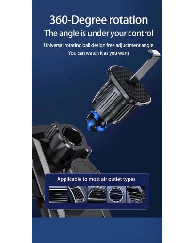 Avtomobil üçün telefon tutacağı C10 Car Charger Punk Style Design Car Wireless Charging