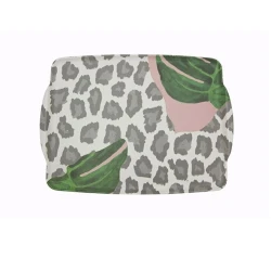 Поднос Porland Africa 04STY006605, меламин, серый/зеленый, 41x30.5x2 см Поднос Porland Africa 04STY006605, меламин, серый/зеленый, 41x30.5x2 см