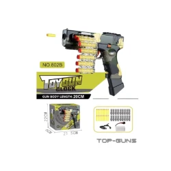 Tapança Toy Gun 802B, qara/sarı, 6+ yaş