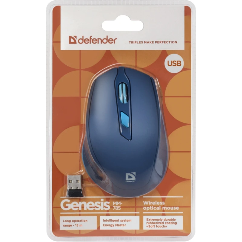 Мышь Defender Genesis MM-785 Blue Мышь Defender Genesis MM-785 Blue