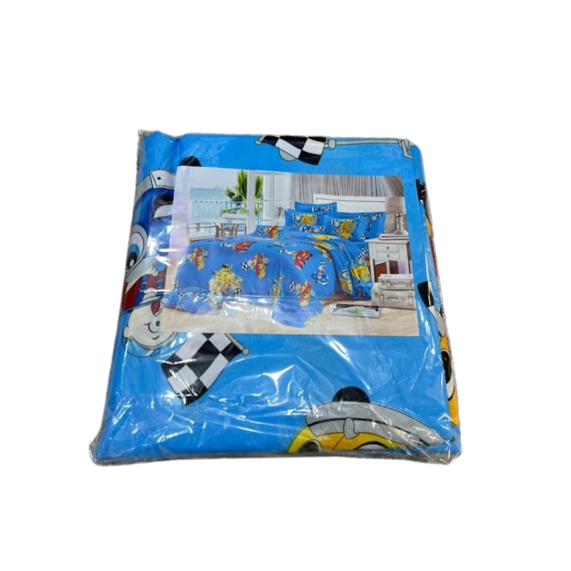 Uşaq yataq dəsti Blumarine YT-LL-035, bir yarım, pambıq, mavi Uşaq yataq dəsti Blumarine YT-LL-035, bir yarım, pambıq, mavi