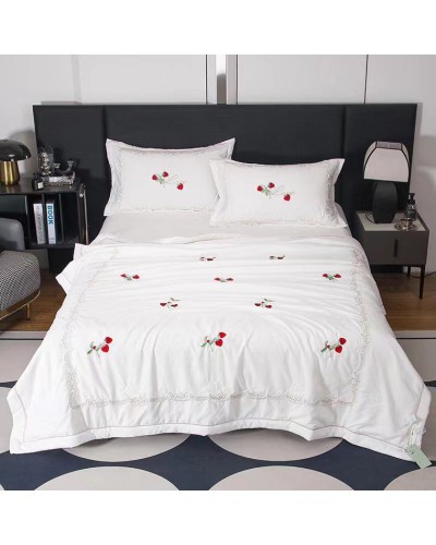 Yataq dəsti Game Vinner SHA-00006036, ikinəfərlik, yorğan üzü 200x230 sm, mələfə 230x250 sm, yastıq üzü (2 əd) 50x70 sm, satin, ağ/qırmızı