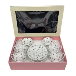 Набор чашек с блюдцами Sahara 00004413, разноцветный, 12 шт