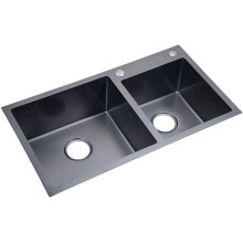 Mətbəx çanağı Ecotech 8050DB Top Black