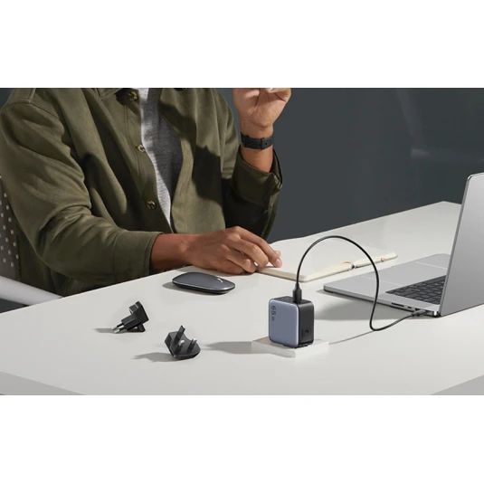 Şəbəkə şarj cihazı Ugreen Nexode, 2x USB-C USB, 65W CD296 Şəbəkə şarj cihazı Ugreen Nexode, 2x USB-C USB, 65W CD296