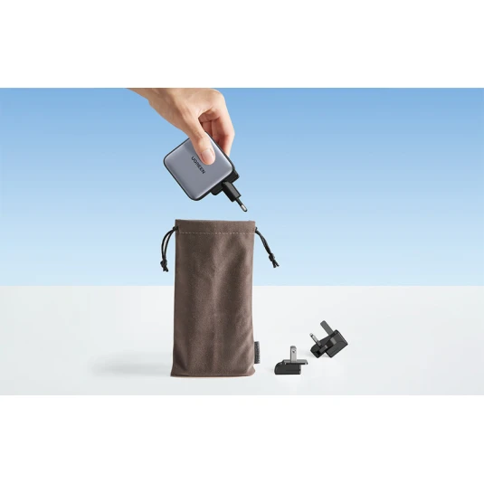 Şəbəkə şarj cihazı Ugreen Nexode, 2x USB-C USB, 65W CD296 Şəbəkə şarj cihazı Ugreen Nexode, 2x USB-C USB, 65W CD296