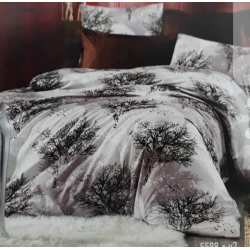 Комплект постельного белья MiraNova CTS-536, сатин, серый, простыня 200х220 см, пододеяльник 200x220 см, наволочка 50x70 см (2 шт)