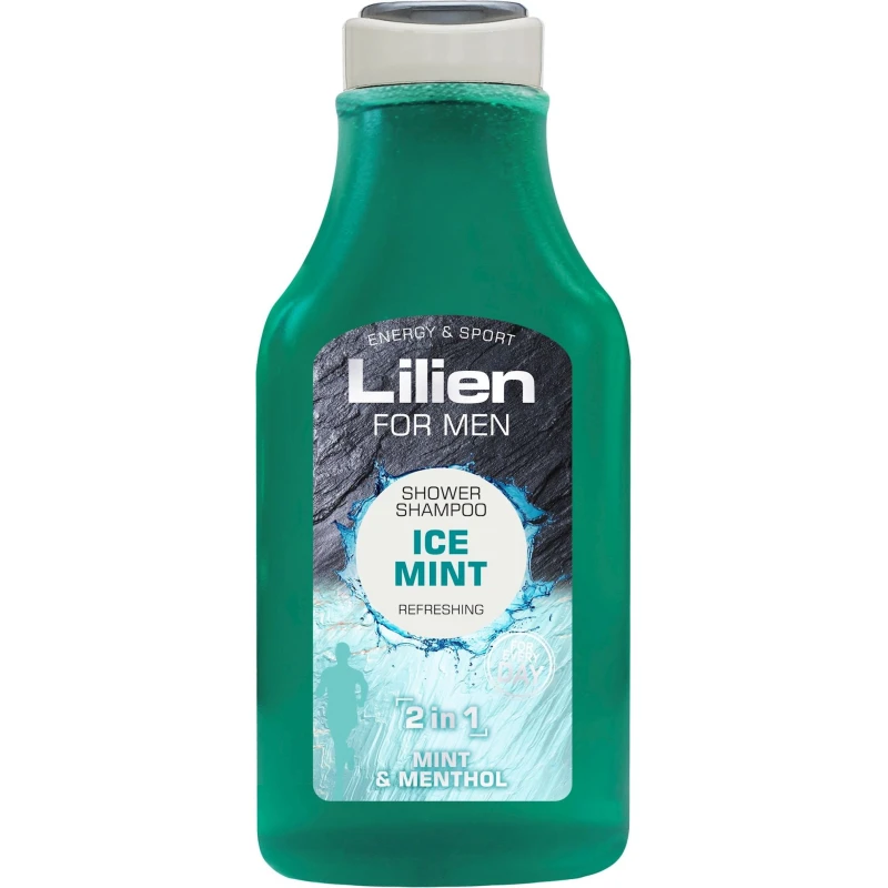 Duş üçün gel və şampun Lilien Ice Mint 350 ml