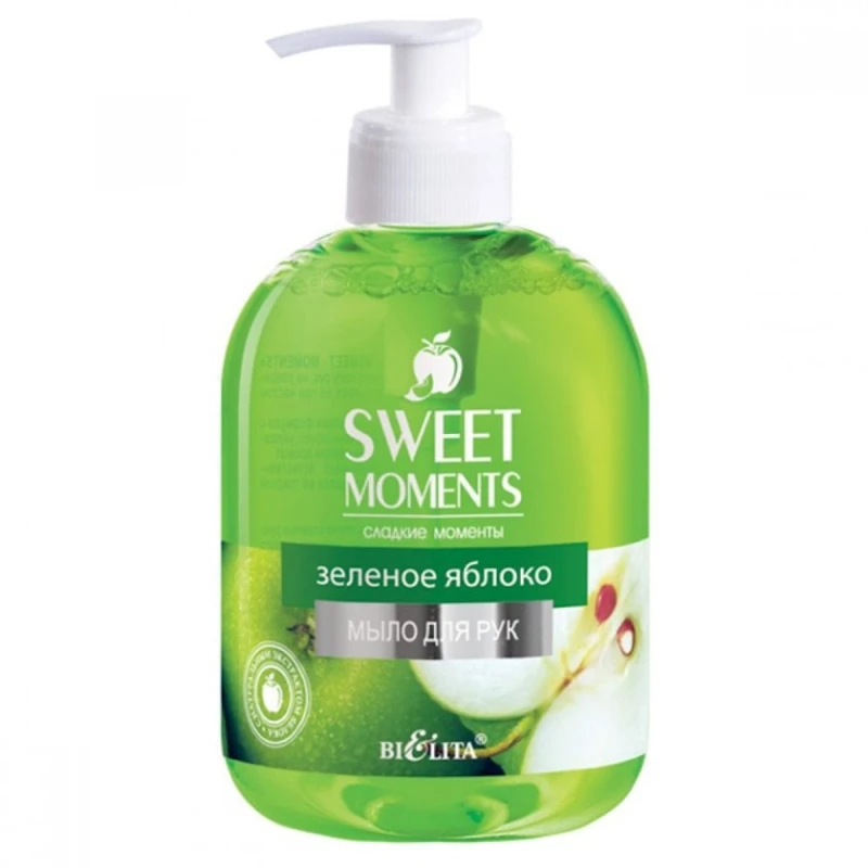Əllər üçün sabun Belita Sweet Moments Yaşıl alma 500 ml