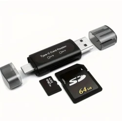 Кардридер 4-в-1 USB/TypeC - SD/TF Кардридер 4-в-1 USB/TypeC - SD/TF