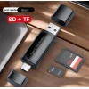 Кардридер 4-в-1 USB/TypeC - SD/TF Кардридер 4-в-1 USB/TypeC - SD/TF