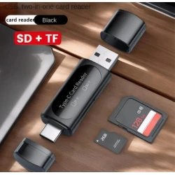 Кардридер 4-в-1 USB/TypeC - SD/TF Кардридер 4-в-1 USB/TypeC - SD/TF