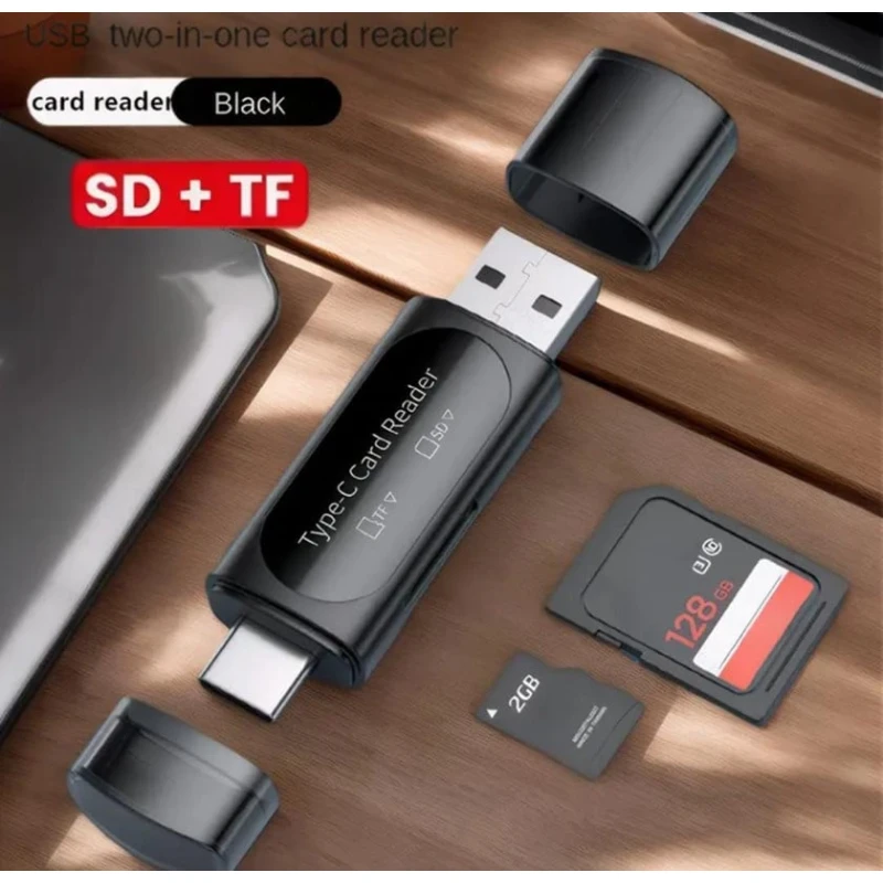 Кардридер 4-в-1 USB/TypeC - SD/TF Кардридер 4-в-1 USB/TypeC - SD/TF