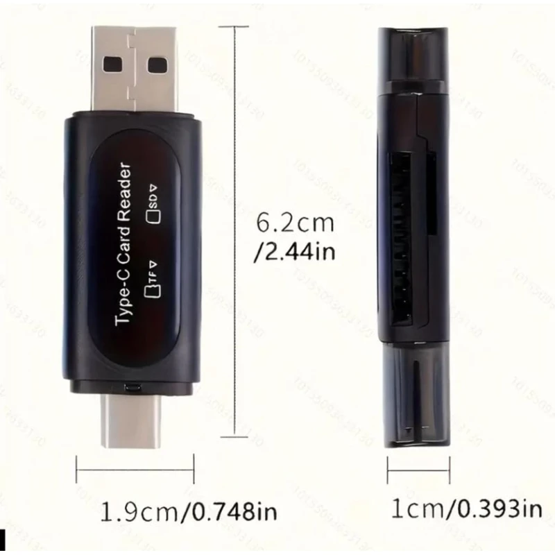 Кардридер 4-в-1 USB/TypeC - SD/TF Кардридер 4-в-1 USB/TypeC - SD/TF