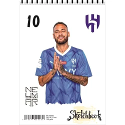 Блокнот Sketchbook Neymar, A5, 30 листов