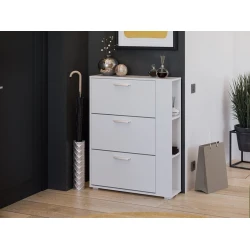 Тумба для обуви Art Mebel, ЛДСП, белая, 30х100х90 см Тумба для обуви Art Mebel, ЛДСП, белая, 30х100х90 см