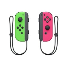 Qeympad Nintendo Switch Joy-Con Controllers - Neon Green/Neon Pink