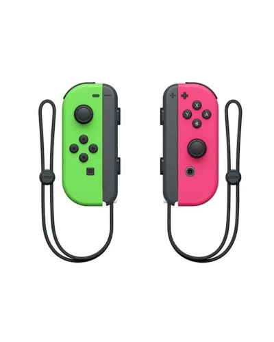Qeympad Nintendo Switch Joy-Con Controllers - Neon Green/Neon Pink