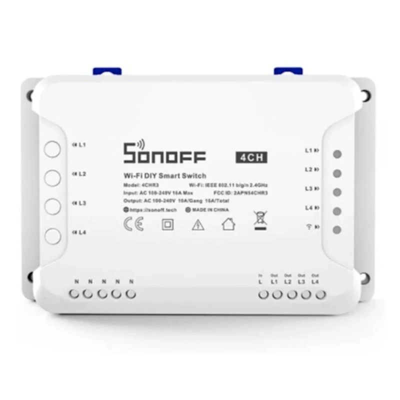 Реле Sonoff 4CHR3 Реле Sonoff 4CHR3