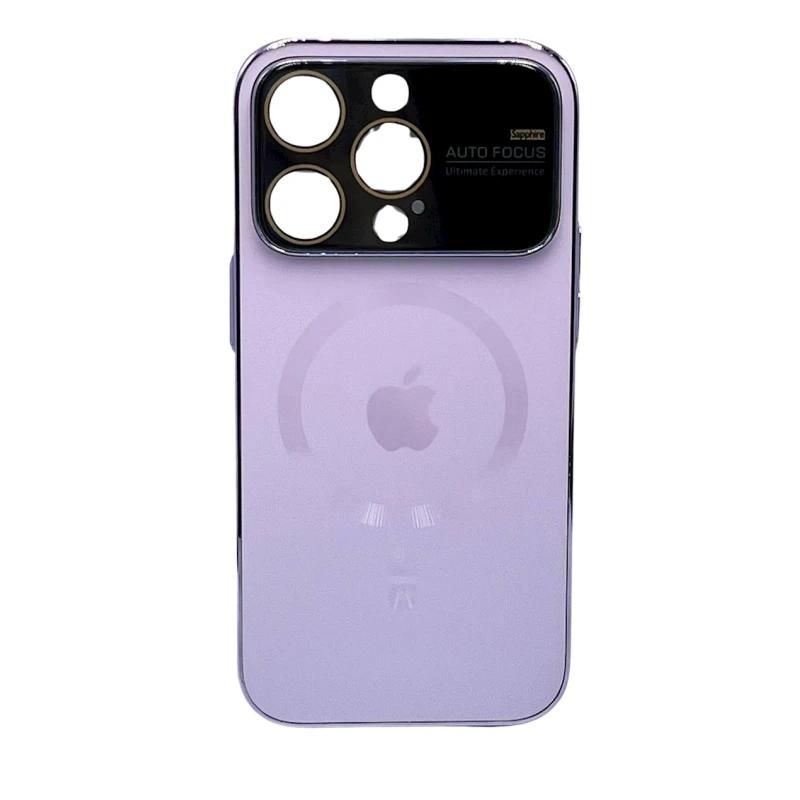 Чехол Auto Focus Slim Magsafe PC для Apple iPhone 14 Pro Max Light Purple