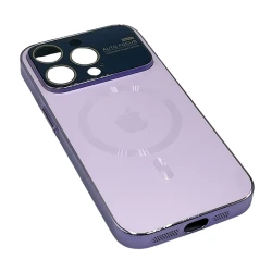 Чехол Auto Focus Slim Magsafe PC для Apple iPhone 14 Pro Max Light Purple