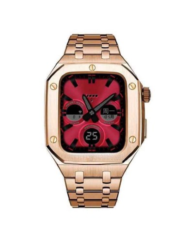 Qayış və çexol SW690 Apple Watch 44/45mm üçün Rose Gold