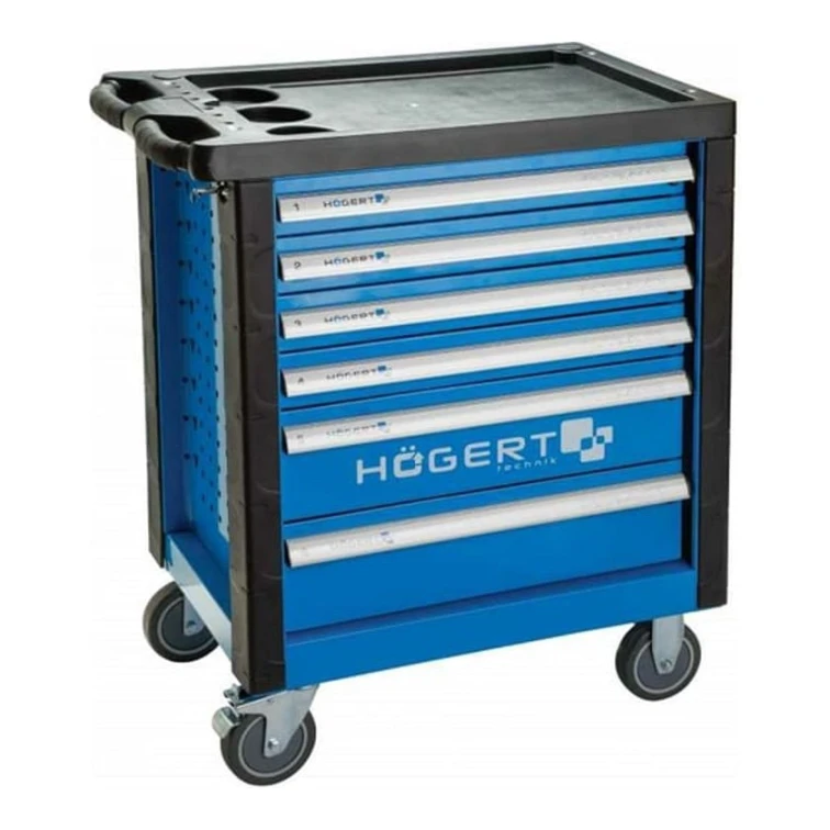 Ящик-тележка для инструментов Hogert Technik HT7G046, 41х76х96 см