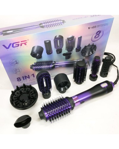 Professional 8-in-1 fen fırça seti VGR V-488
