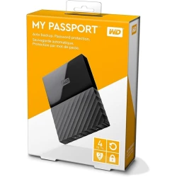 Portativ Xarici Sərt Disk WD 3TB My Passport - USB 3.0 qara